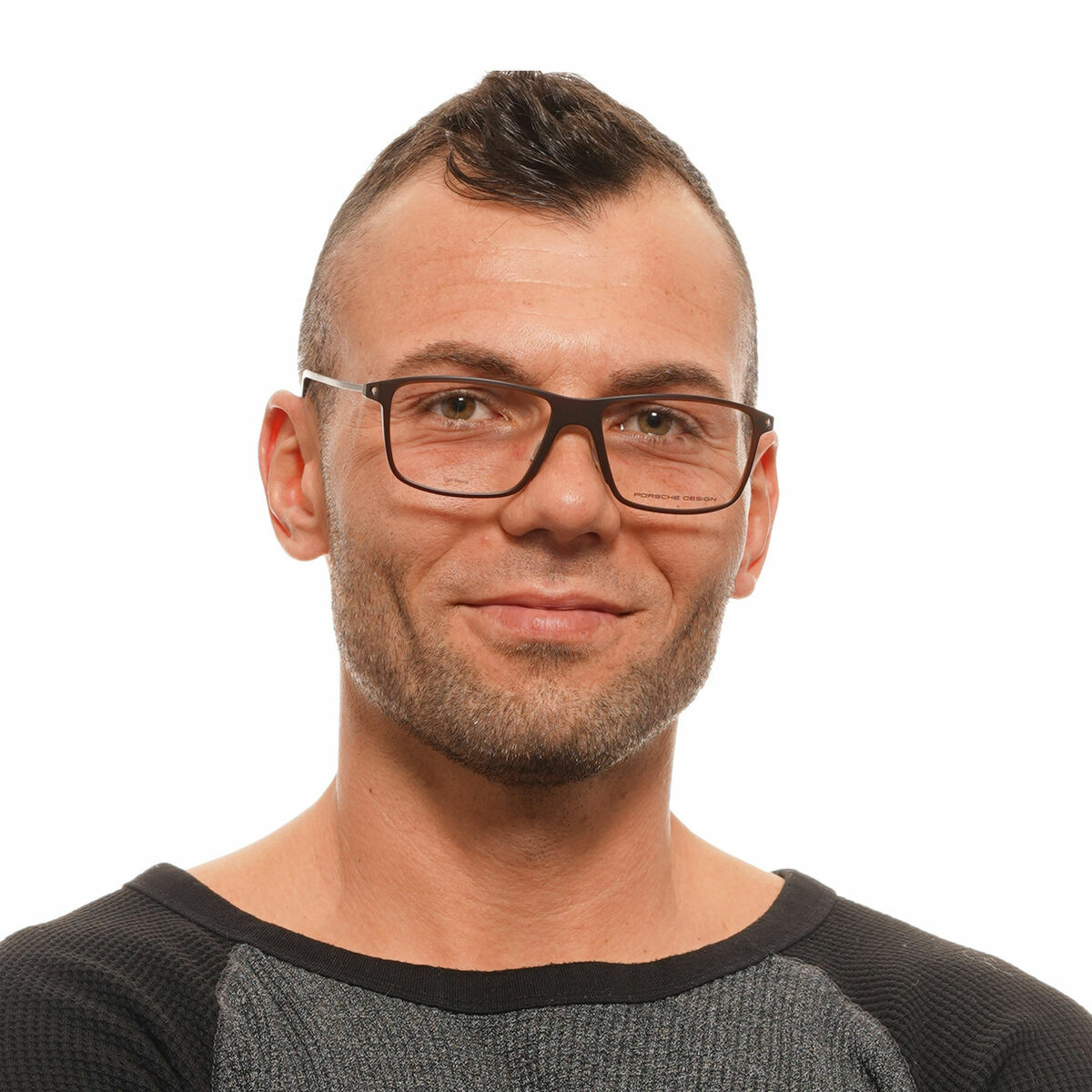 Men' Spectacle frame Porsche Design P8336-56E Brown ø 56 mm - Image 4