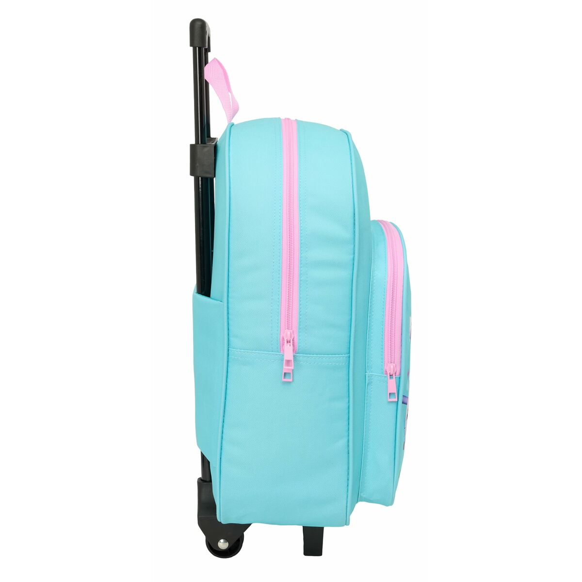 School Rucksack with Wheels Gabby's Dollhouse Blue Pink 32 x 42 x 14 cm - Image 6