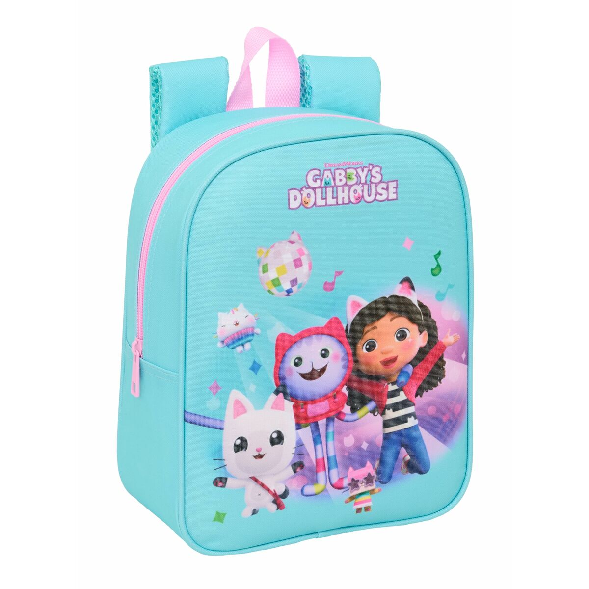 School Bag Gabby's Dollhouse Blue Pink 22 x 27 x 10 cm - Image 4