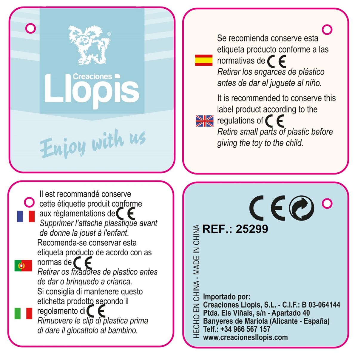 Baby Comforter Owl 28 cm - Image 2