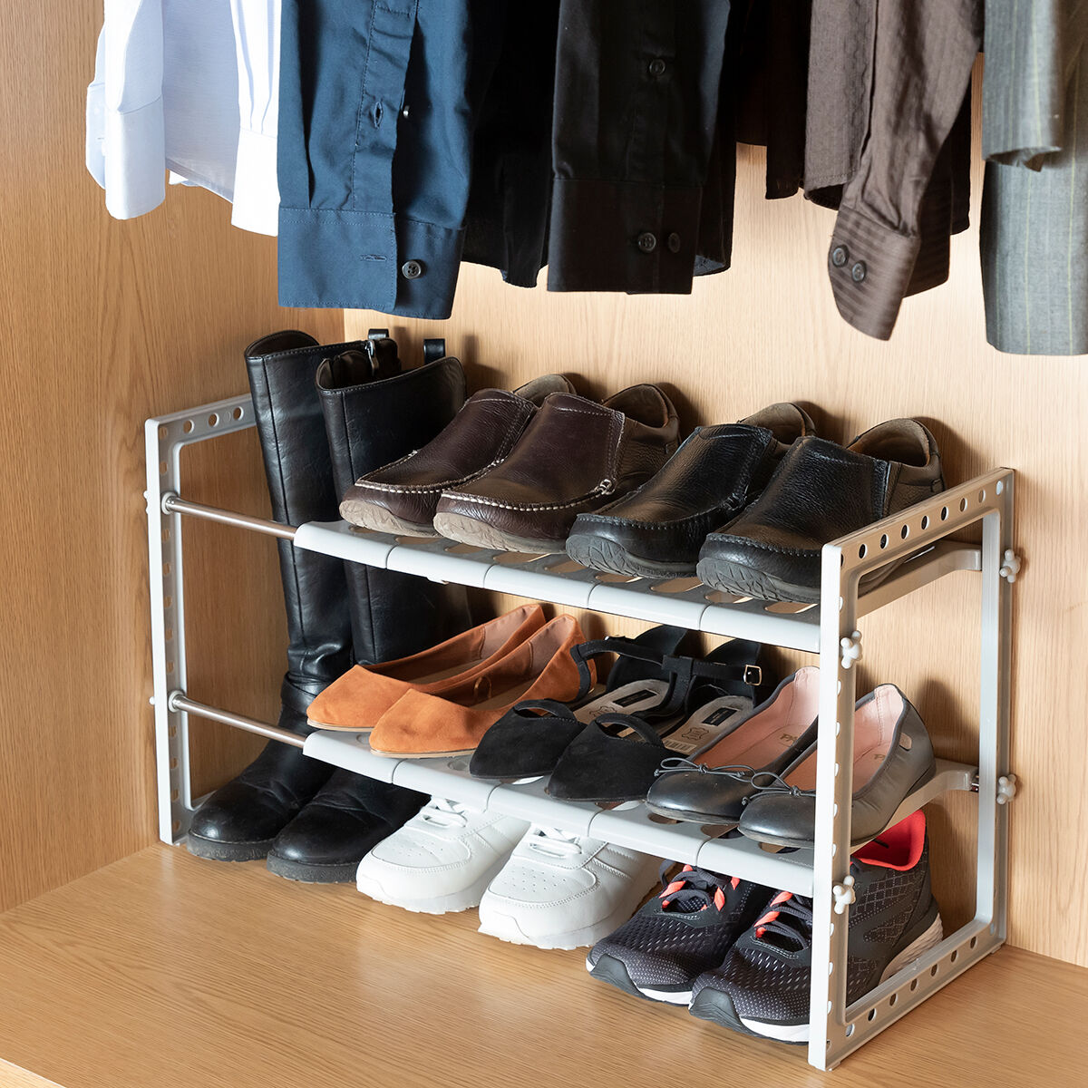 Extendable Under-Sink Shelf Unit Shibblek InnovaGoods 2 Shelves - Image 3