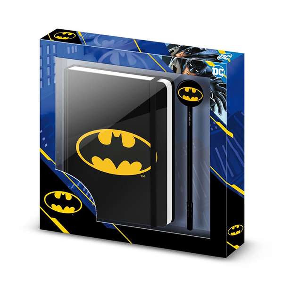 Diary with accessories Batman Black 22,4 X 2,2 X 23,2 cm - Image 2