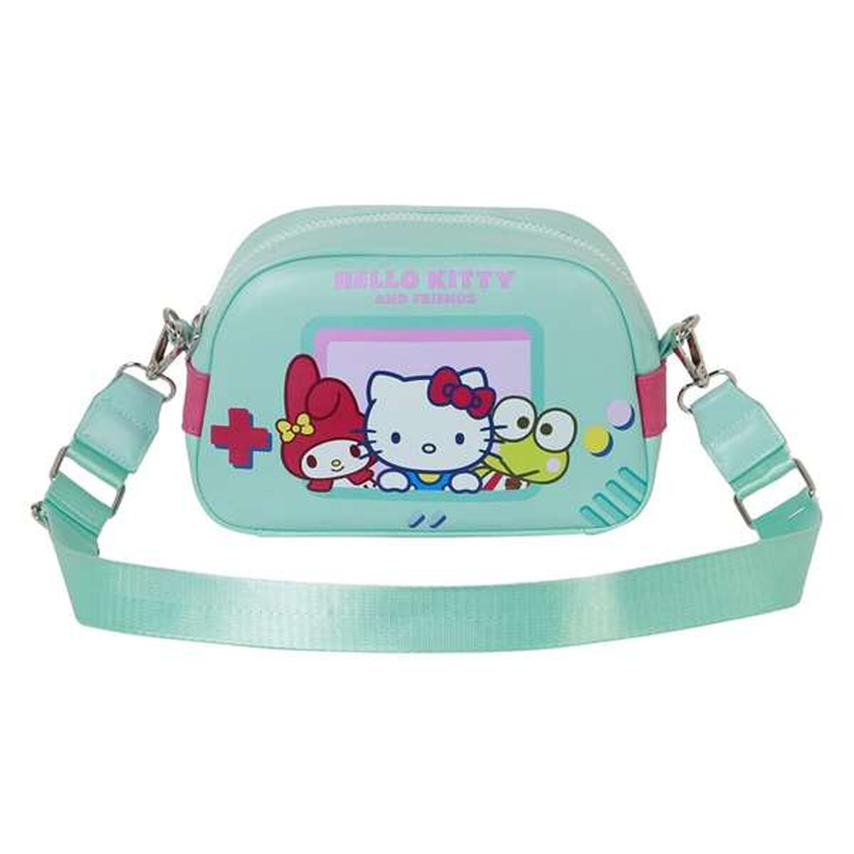 Shoulder Bag Hello Kitty Turquoise 14 x 23 x 9 cm - Image 2
