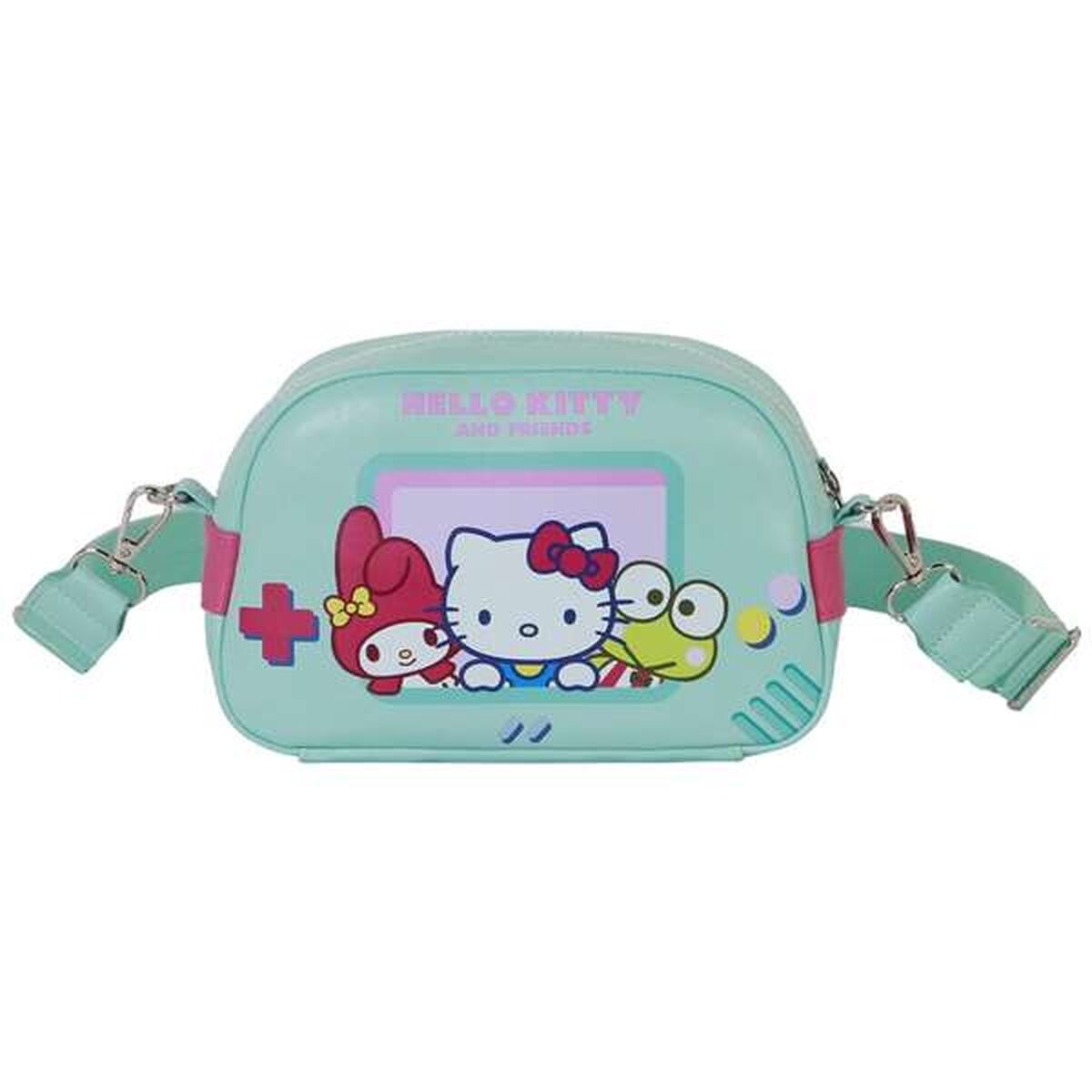 Shoulder Bag Hello Kitty Turquoise 14 x 23 x 9 cm - Image 3