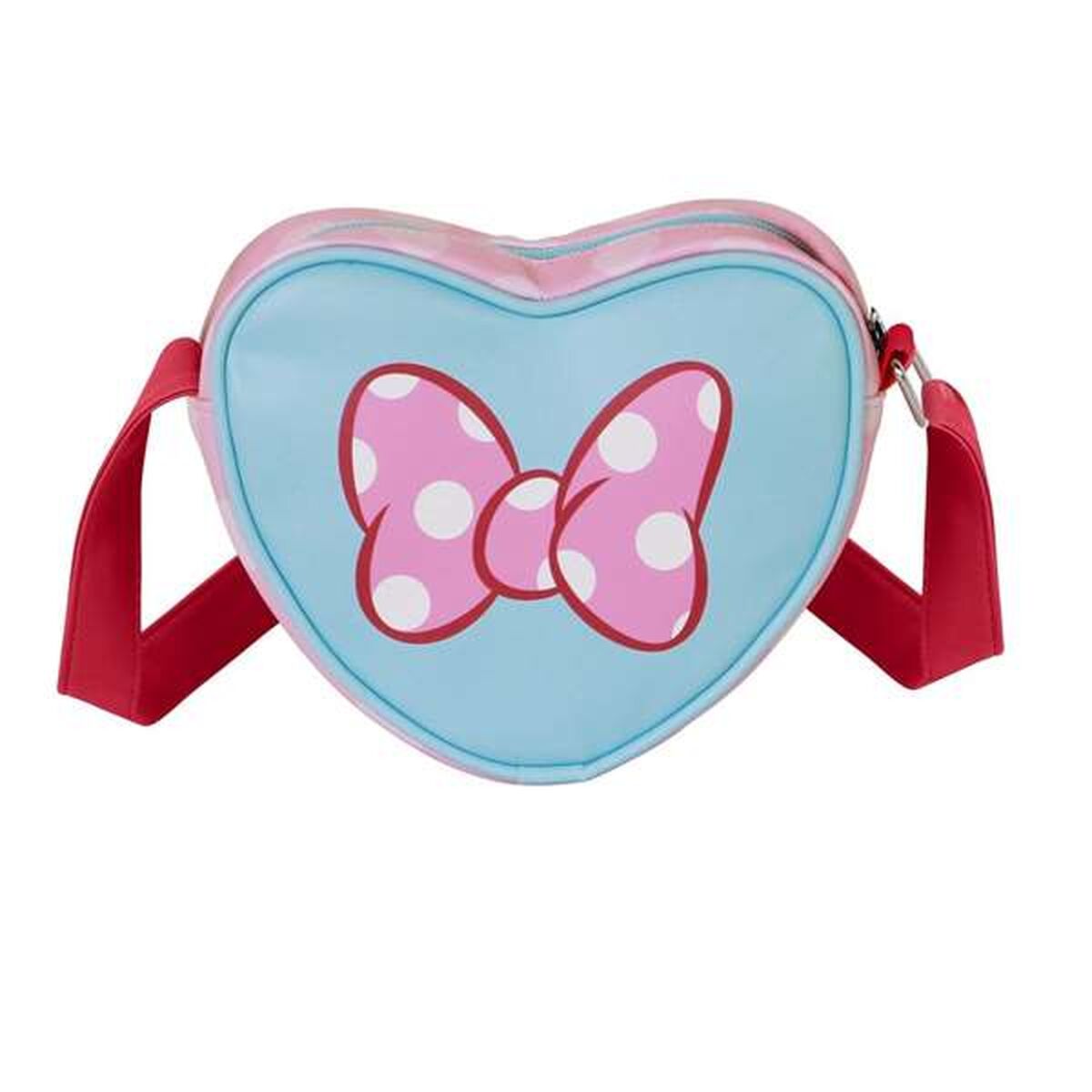 Shoulder Bag Minnie Mouse Pink 15,5 x 21 x 6,5 cm - Image 4