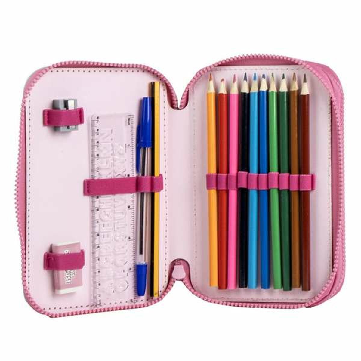 Pencil Case Gabby's Dollhouse Pink 12,5 x 19,5 x 4,5 cm - Image 3