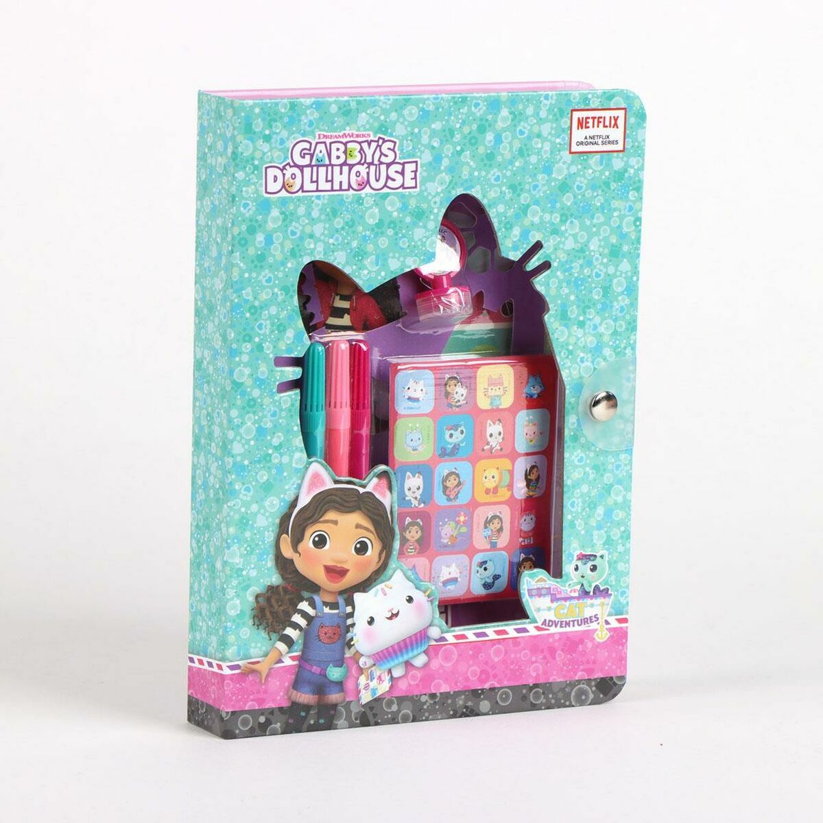 Stationery Set Gabby's Dollhouse Multicolour 8 Pieces - Image 3