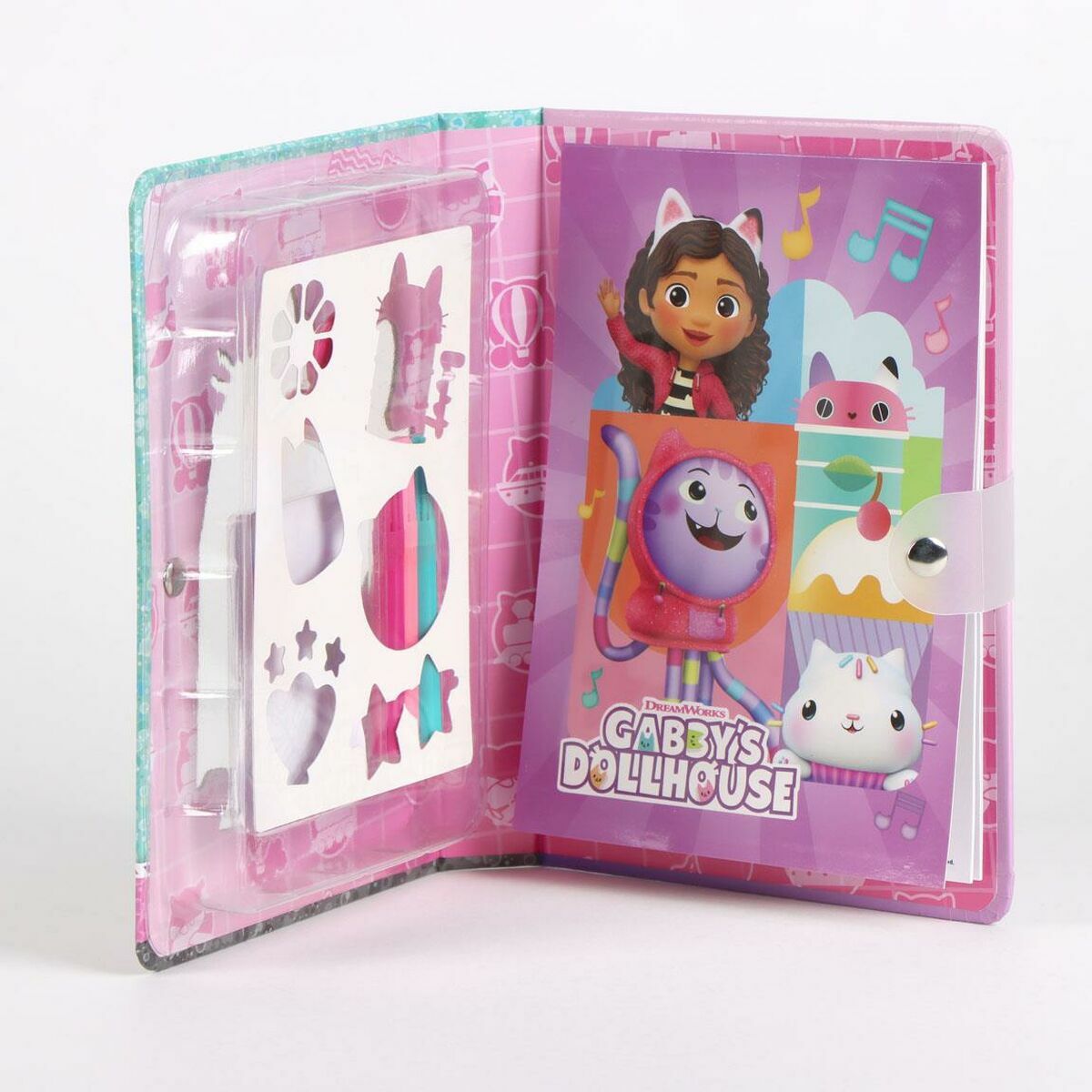 Stationery Set Gabby's Dollhouse Multicolour 8 Pieces - Image 4