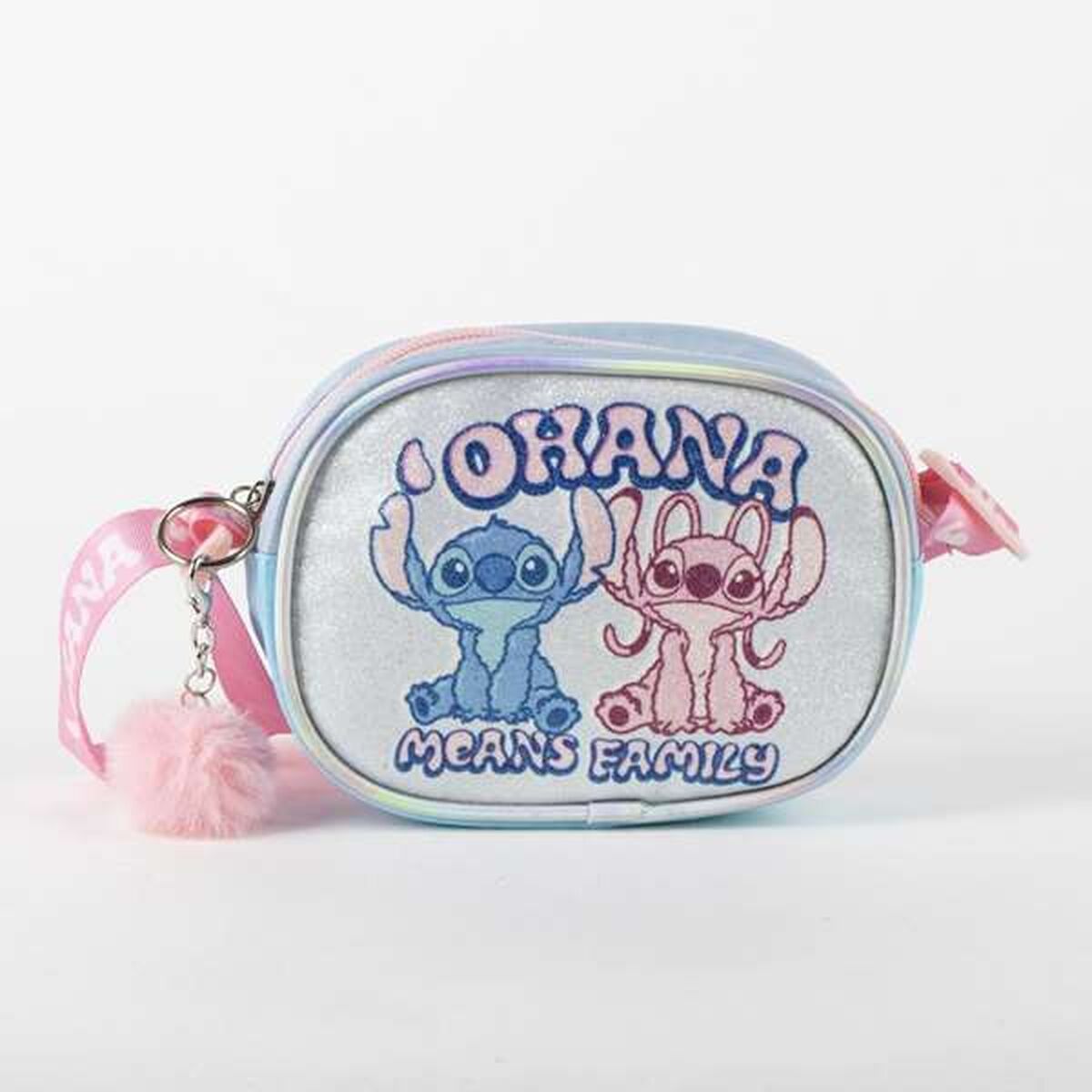 Shoulder Bag Stitch Blue 14,5 x 10,5 x 4 cm - Image 4