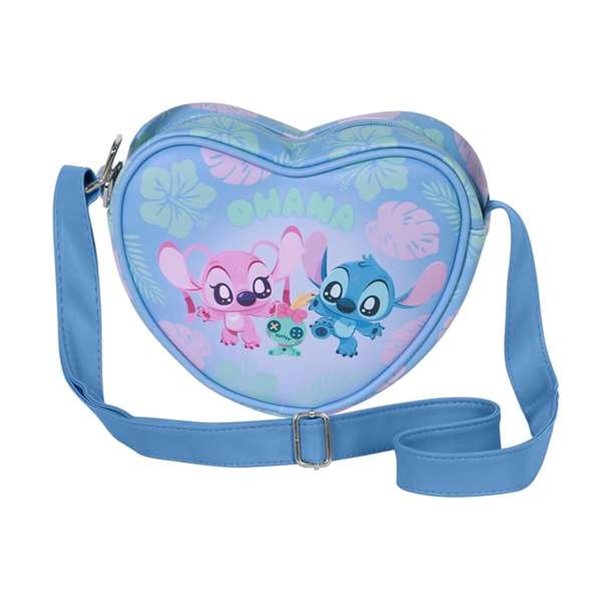 Shoulder Bag Lilo & Stitch Blue 15,5 x 21 x 6,5 cm - Image 2