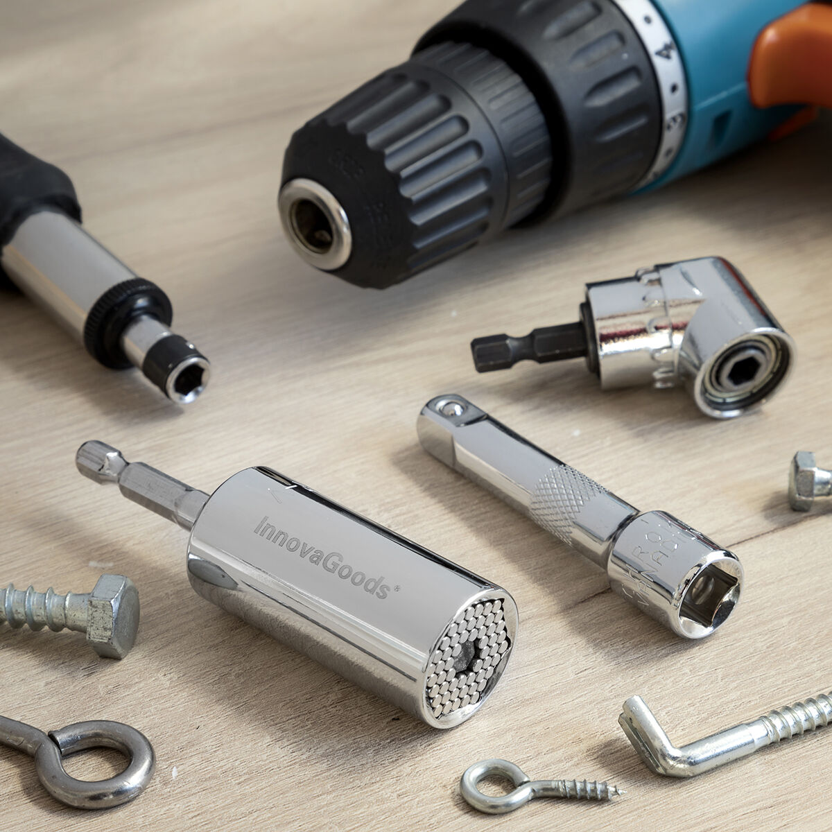 Universal Socket Wrench with Accessories Uniscrew InnovaGoods - Image 3