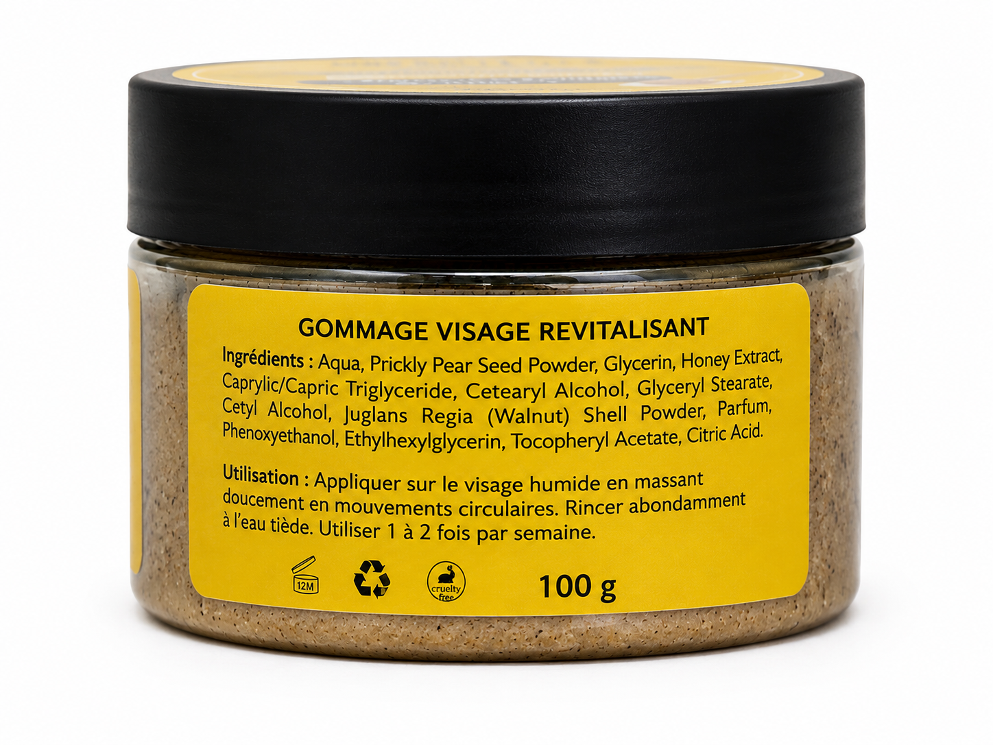 MORELA Gommage Visage Revitalisant – Figue de Barbarie & Miel 100 g - Image 5